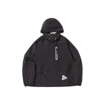 Gramicci X And Wander Patchwork Wind Hoodie 'Black'