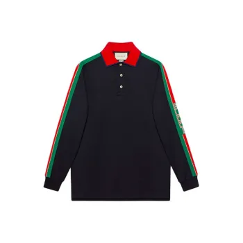 GUCCI Long Sleeve Logo Polo
