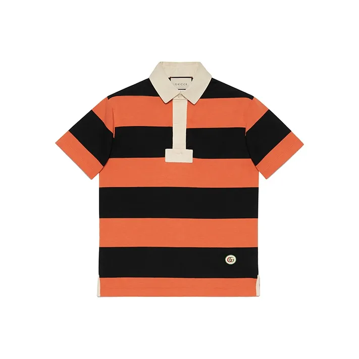 GUCCI Polo Shirts Men Orange-0