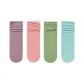 [4 Pack 7A Antibacterial, Cool Stack]Taro Purple+Peach Pink+Matcha+Sea Salt Blue
