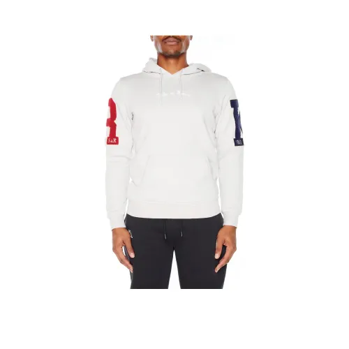 Kappa Robe Giovani Motti Hoodie Sweatshirt Men's Gray