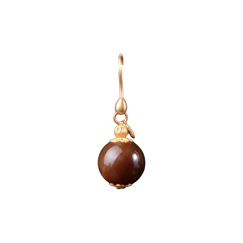 Yisheng Jewelry Earrings Sugar Jade Women's-0