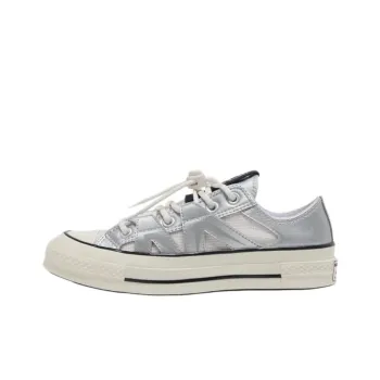 Converse 1970s Anti Slip Wear Resistant Low Top Skateboard Shoes Unisex Silver