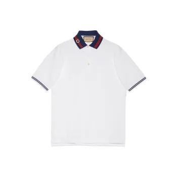 GUCCI SS22 Polo Shirt Men's White