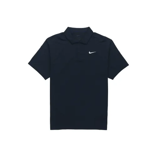 Nike Polo Shirts Men Dark Blue