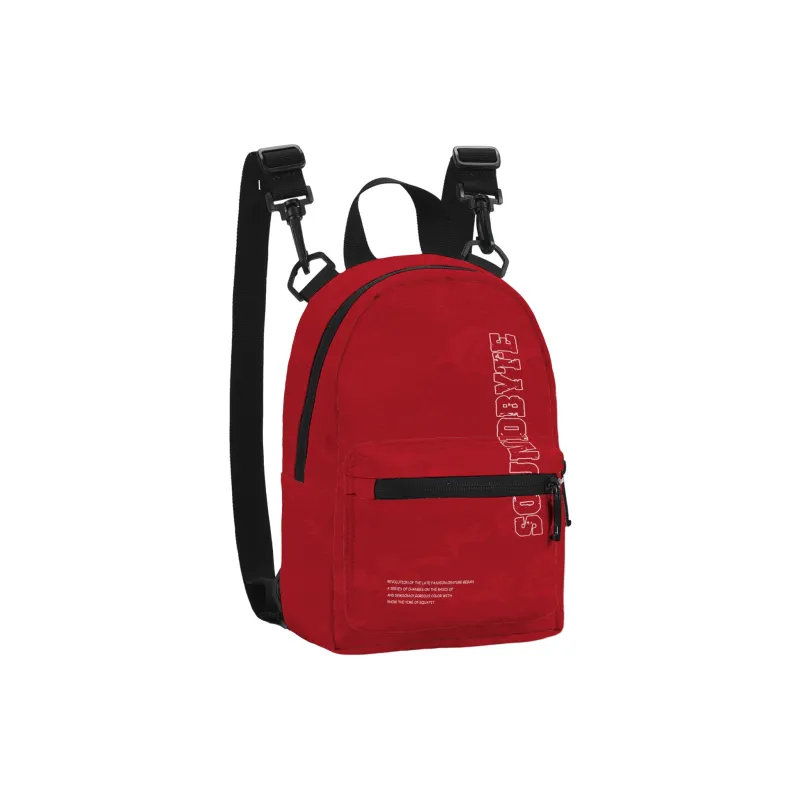 Soundbyte Polyester Backpack Unisex Apricot-2