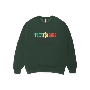 WACKO MARIA Bob Marley Co-branded Edition Sweatshirts Unisex Green