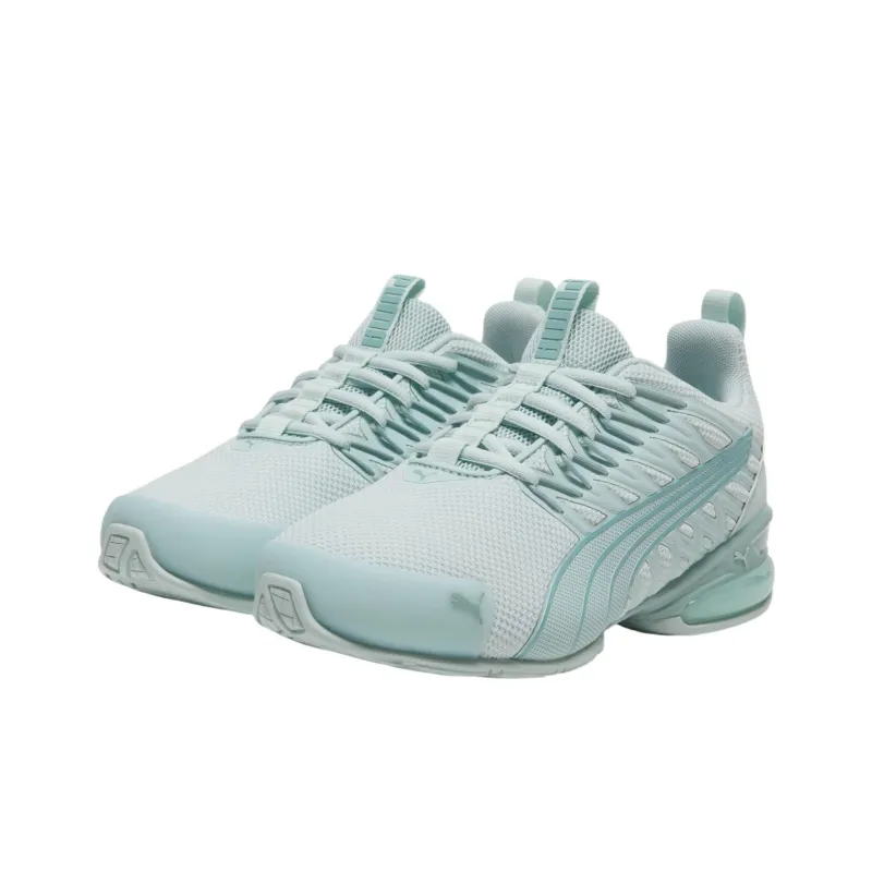 PUMA Voltaic Evo Anti Slip Wear Resistant Low Top Casual Running Shoes Women's Blue Green-2