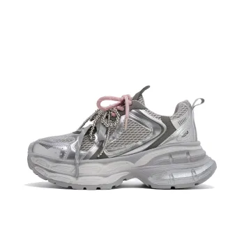 BARDILEV Slip Resistant, Breathable, Height Increasing Low Top Chunky Sneakers Women's