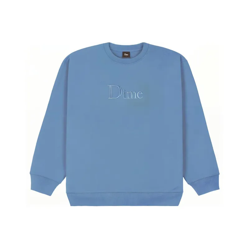 Dime Classic Embroidered Crewneck-5