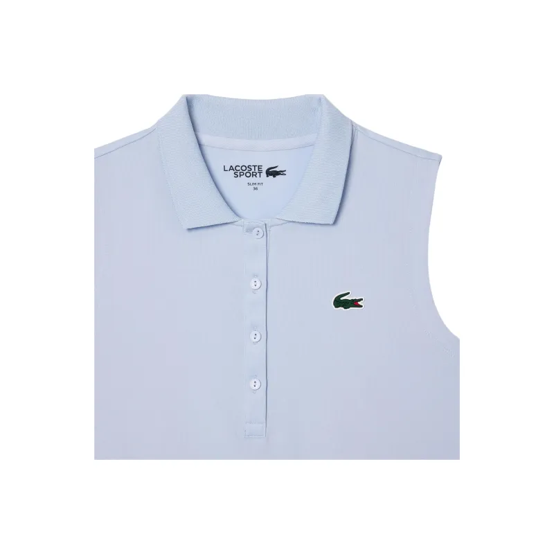 LACOSTE Polo Shirt Women's Light Blue-3