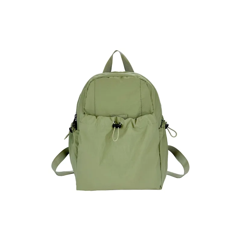 GOBLIN SHARKS 1759 Canvas Backpack Regular Unisex White/Green/Black/Khaki-2