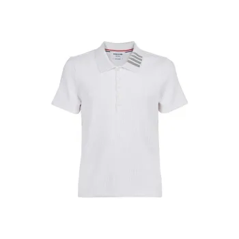 THOM BROWNE Polo Shirts Men White