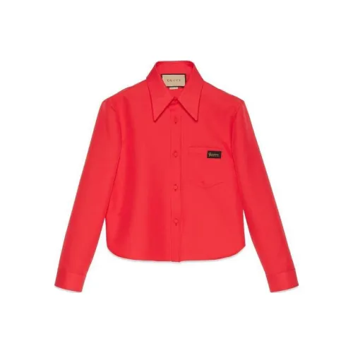 GUCCI Shirts Men Red