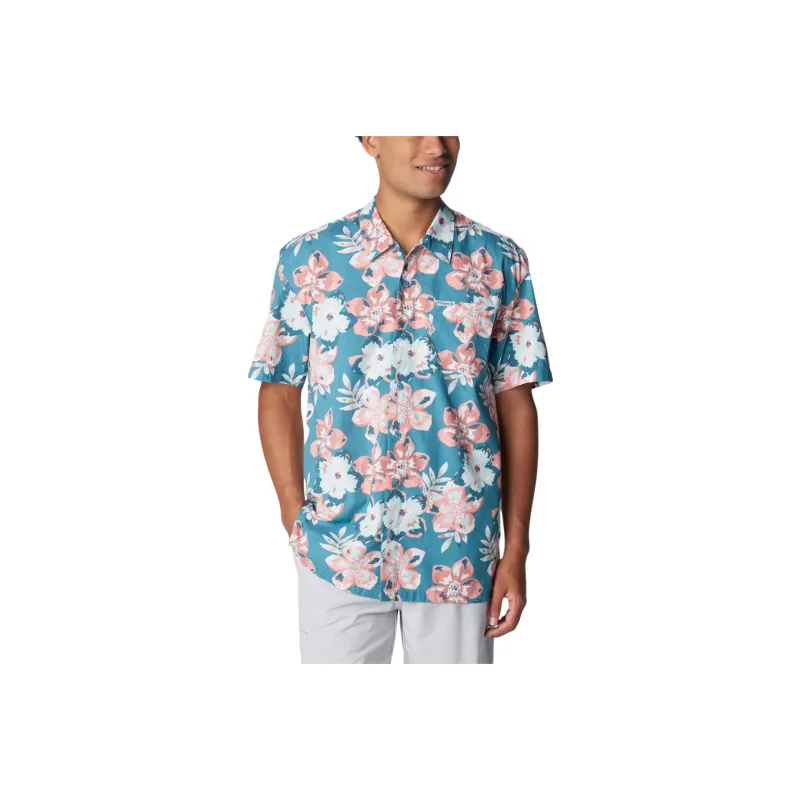 Columbia Shirts Men Sky Blue-0