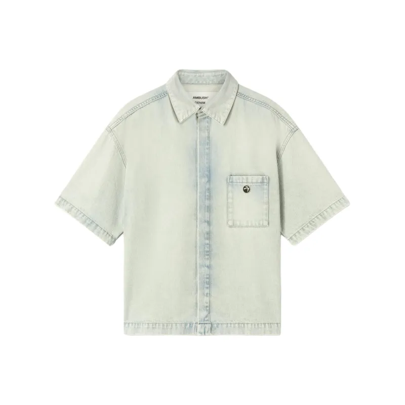 AMBUSH Boxy Fit Denim Shirt-0
