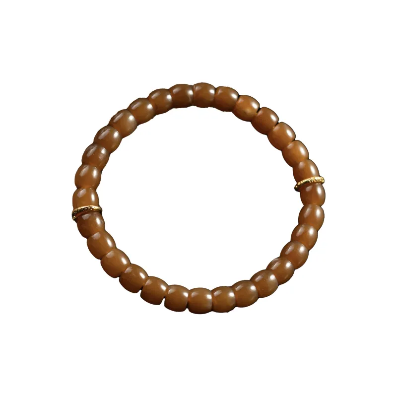 Yisheng Jewelry Hetian Jade Bracelets Sugar Jade Unisex-0