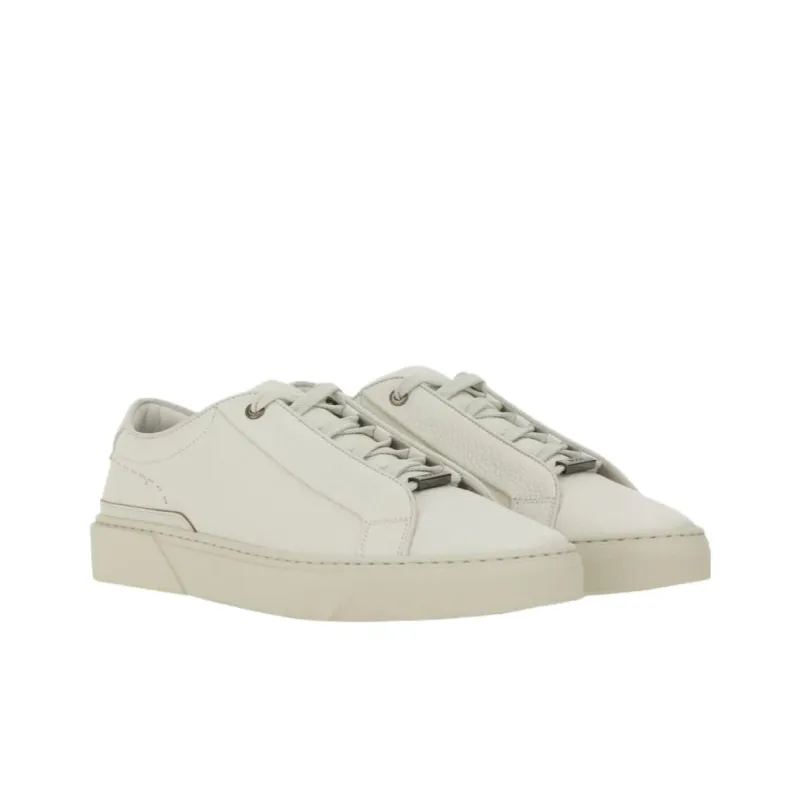 HUGO BOSS Low Top Skateboard Shoes Men's Ecru-2