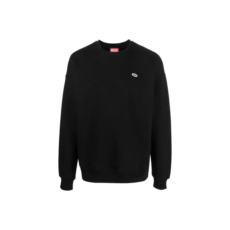 DIESEL Logo Embroidered Crewneck Sweatshirt-0