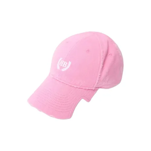 Balenciaga Cotton, Polyester Baseball Caps Women's Pink