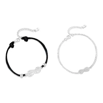 Love Link S925 Silver Bracelets Unisex