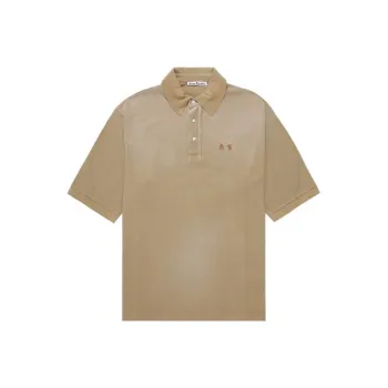 Acne Studios Polo Shirts Men Dark Brown
