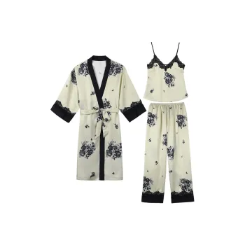 IIZZINI Pajama Set Women's Yellow Oiran