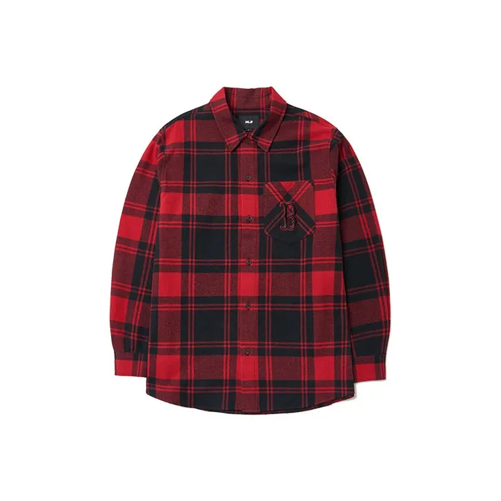 MLB Mlb Base Logo Shirt Unisex Red-0