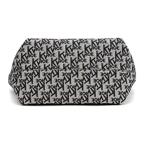 CLEVER& KETCH Canvas Tote Bag, Shopping Bag, Canvas Bag, Shoulder Bag Regular Women's Black-5
