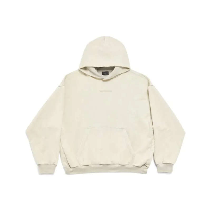 Balenciaga Logo Embroidered Hoodie-0