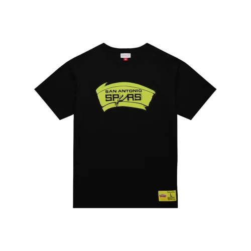 Mitchell & Ness x NBA San Antonio Spurs Neon Nights Premium T Shirt Men's Black