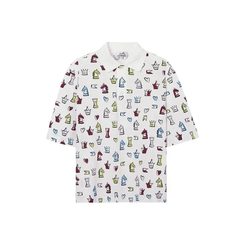 HERMES SS22 Polo Shirt Men's White-0
