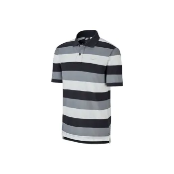 Nike Polo Shirts Men Black Gray Color