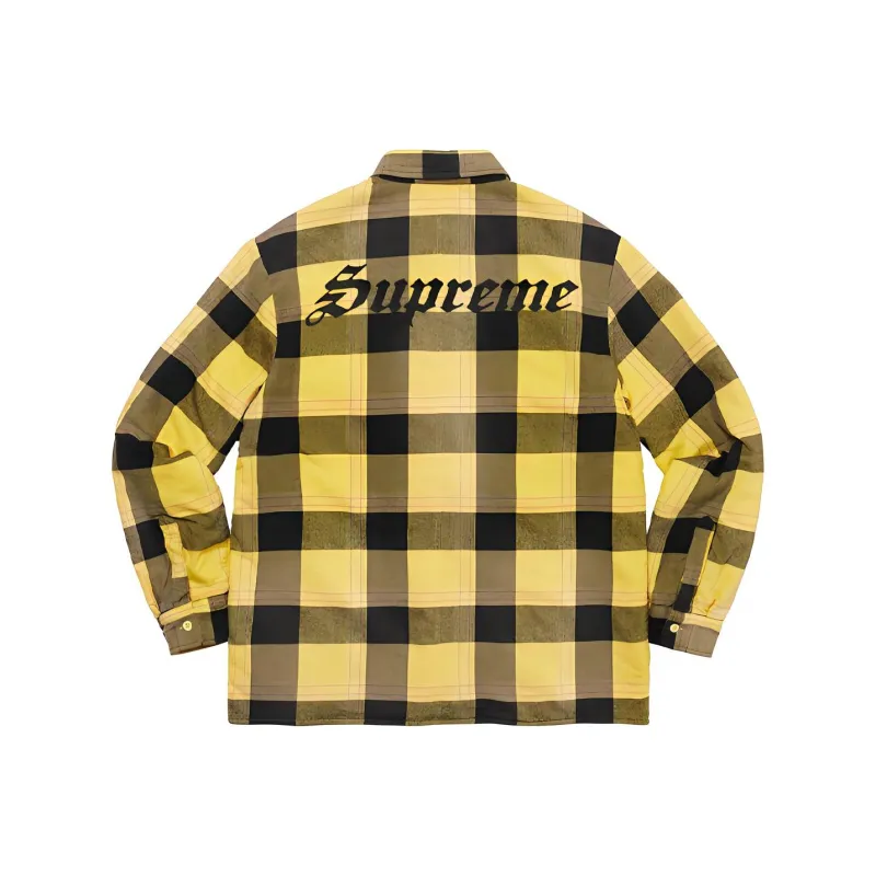 Supreme Quilted Flannel Shirt-5