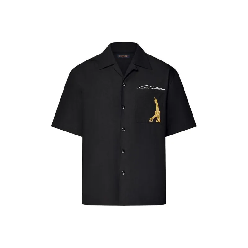 LOUIS VUITTON SS24 Shirt Men's Black-0