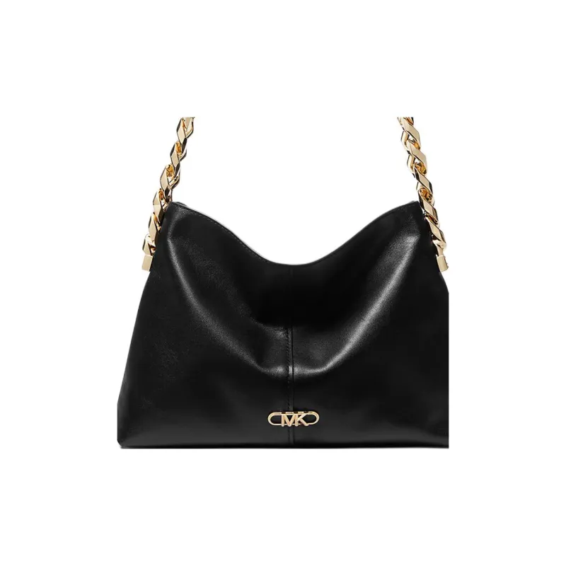 MICHAEL KORS Leather Handbag Shoulder Bag Small Size Women's Black-3