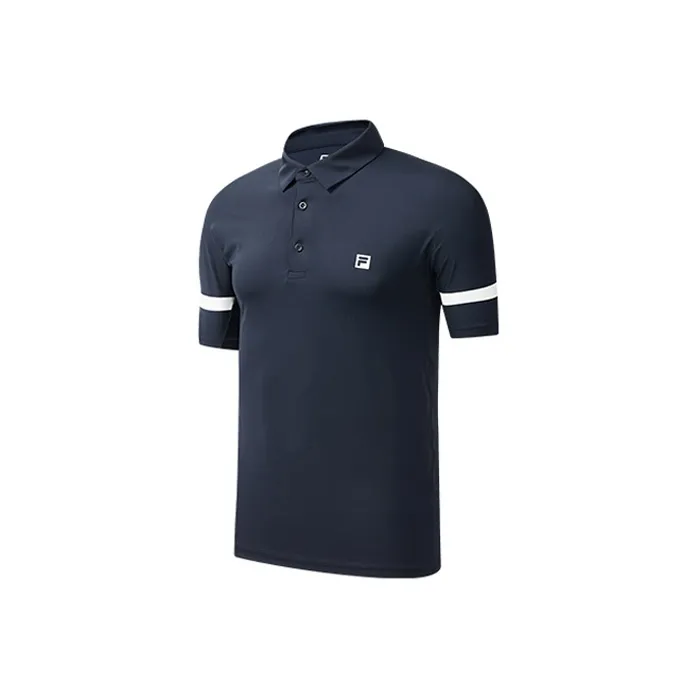 FILA Polo Shirts Men Royal Blue-0