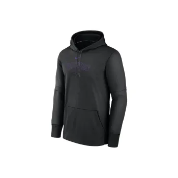 Nike Colorado Rockies Authentic Collection Practice Men's Nike Therma Mlb Pullover Hoodie