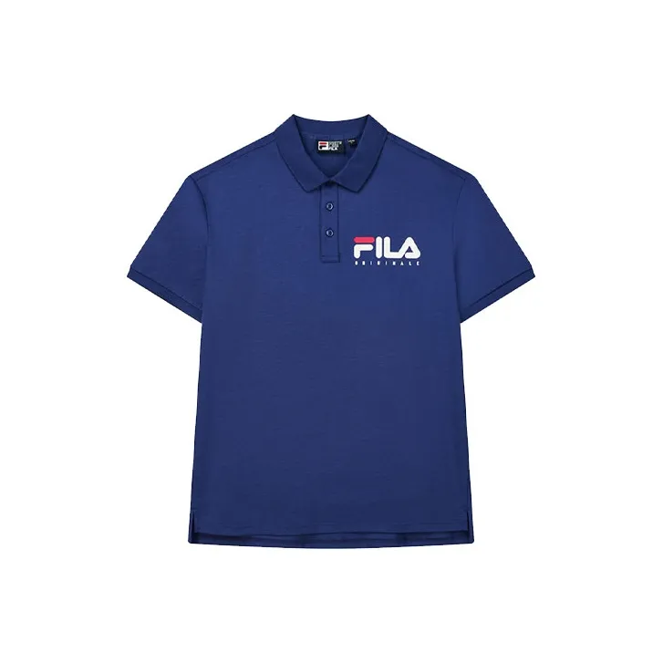 FILA Polo Shirts Men Glamor Purple Blue-0