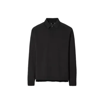Jil Sander X UNIQLO Jil Sander Collaboration Polo Shirts Men Black