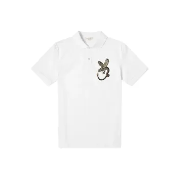 Alexander McQueen Polo Shirts Men White