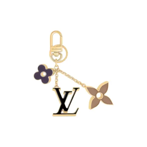 LOUIS VUITTON Fleur De Monogram Bag Charm