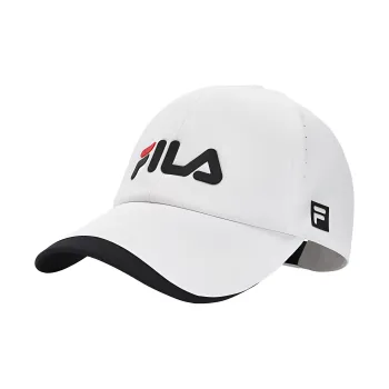 FILA Polyester Baseball Caps Men's White