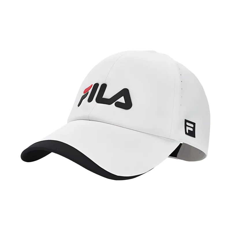 FILA Polyester Baseball Caps Men's White-0