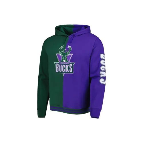 NBA x Mitchell & Ness Milwaukee Bucks Sweatshirt Men's Green/Purple