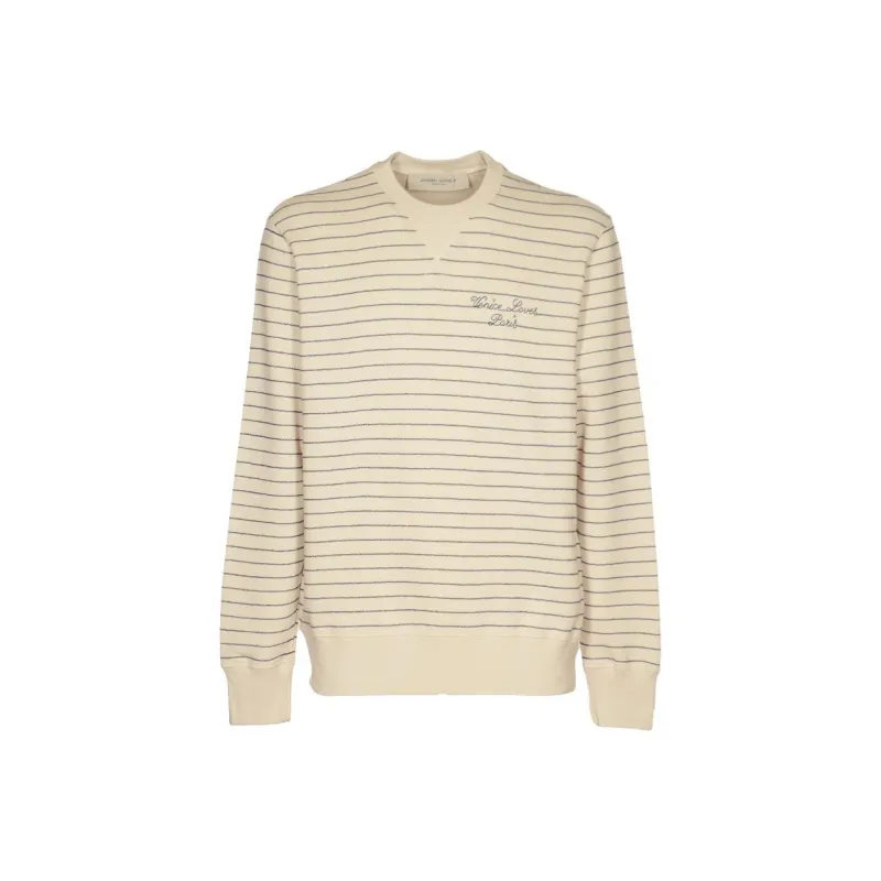 Golden Goose Deluxe Brand Striped Crewneck Sweatshirt-0
