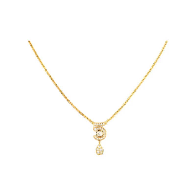 CHANEL 18K Gold Necklaces Women's Gold-0