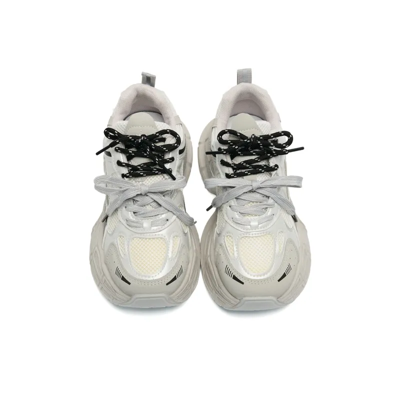 KAAVER OTTO Cushioning Height Increasing Abrasion Resistant Slip Resistant Chunky Sneakers Women's-5