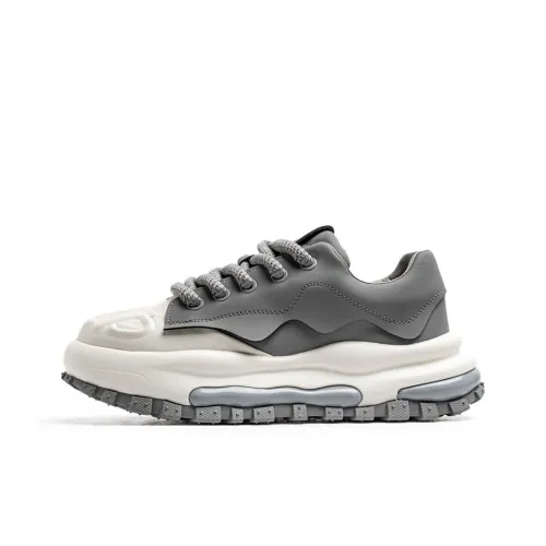SUPEREDGE Cushioning Slip Resistant Waterproof Low Top Chunky Sneakers Men's