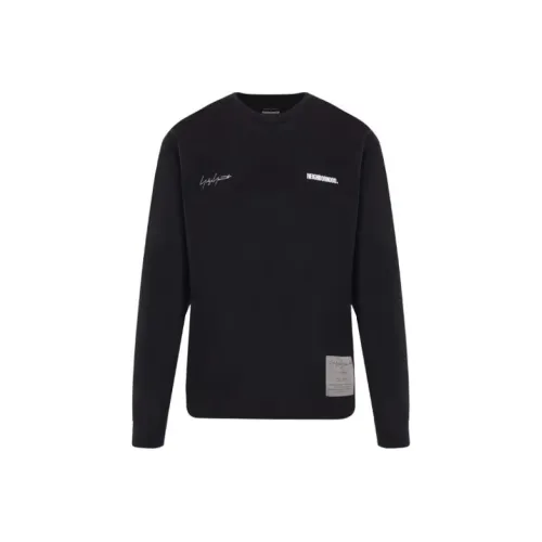 Yohji Yamamoto Pour Homme 블랙 남성 맨투맨